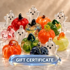 Glass Pumpkins and Ghosts Gift Certificate